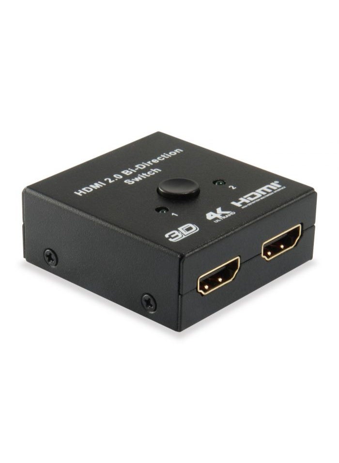 Bi-Directional HDMI Switch & Splitter for 4K, 3D, HD – Connect 2 HDMI Sources to 1 Display or 1 Source to 2 Displays – HDMI Hub for Gaming Consoles, Streaming Devices, and HDTV - Image 2